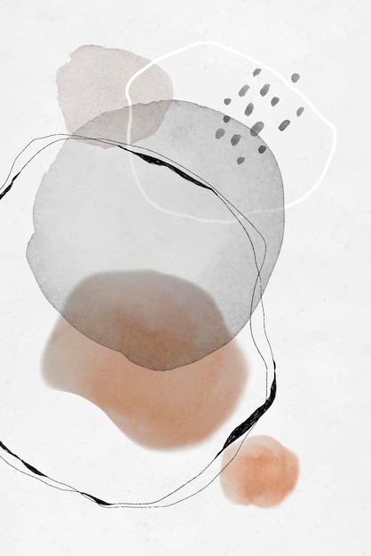 Kleurrijke abstracte aquarel cirkels ontwerpen vector