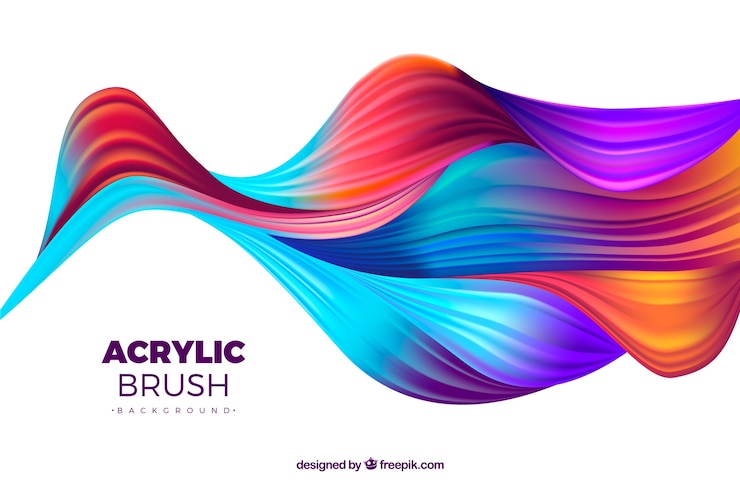 Gratis Vector kleurrijke abstracte golvenachtergrond