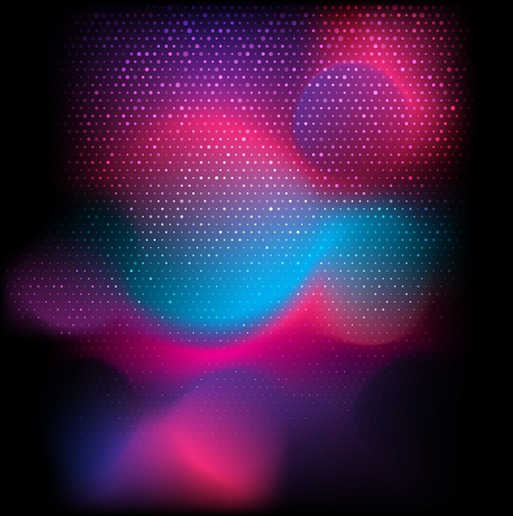 Gratis Vector kleurrijke achtergrond wazig