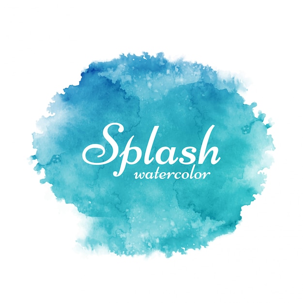 Gratis vector kleurrijke aquarel splash decoratieve achtergrond