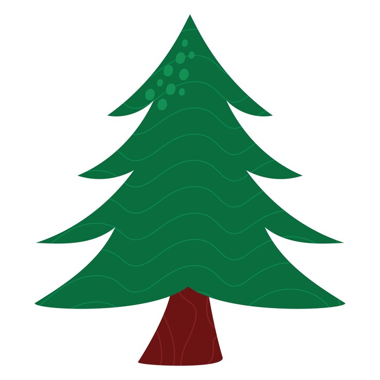 kleurrijke boom illustratie