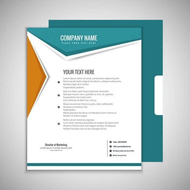 Gratis vector kleurrijke brochure template