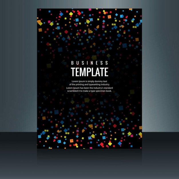 Gratis vector kleurrijke moderne brochure template