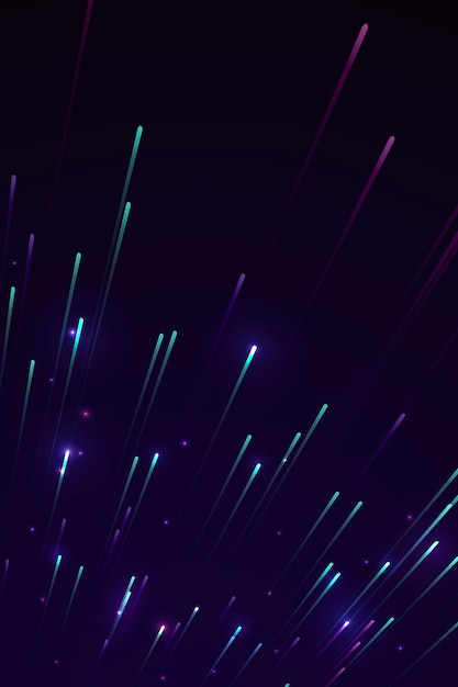 Kleurrijke neon meteoor achtergrond ontwerp vector
