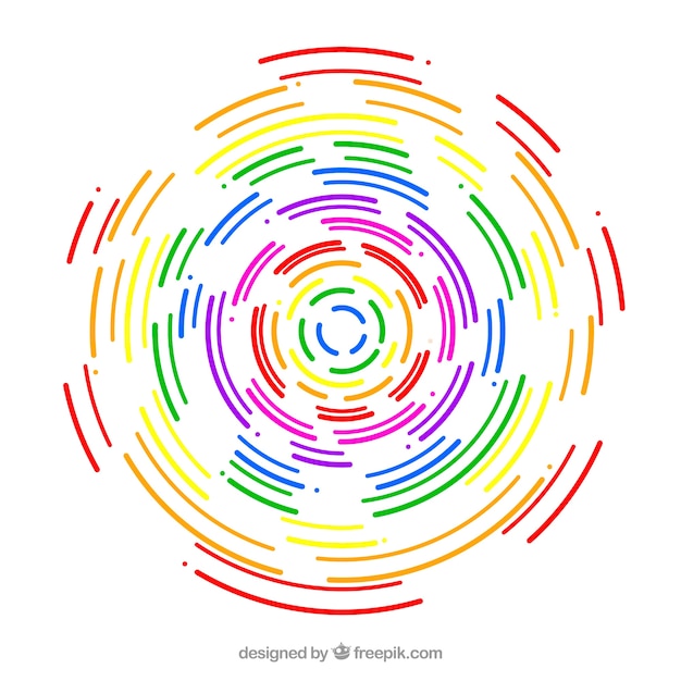 Kleurrijke regenboogachtergrond