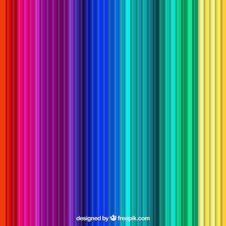 Gratis Vector kleurrijke regenboogachtergrond