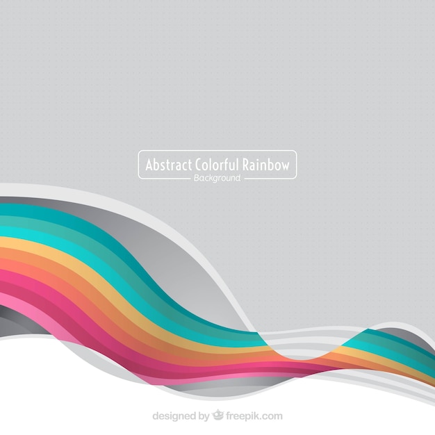 Kleurrijke regenboogachtergrond