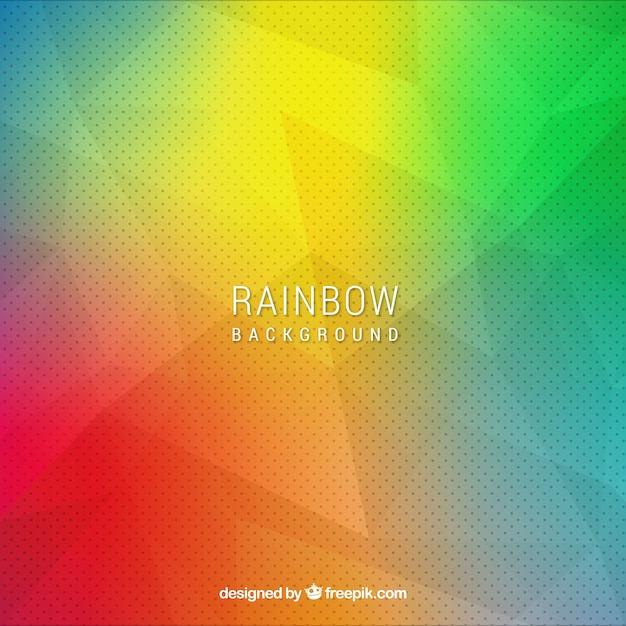 Gratis vector kleurrijke regenboogachtergrond