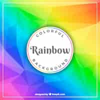 Gratis vector kleurrijke regenboogachtergrond