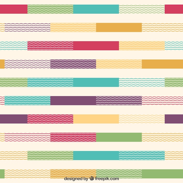 Kleurrijke strepen achtergrond