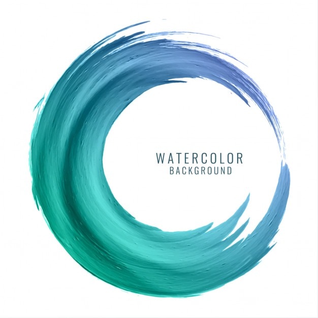 Gratis vector kleurrijke swirl waterverfontwerp