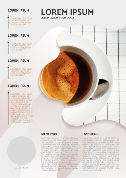 Koffie poster ontwerp