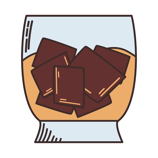 Gratis vector koffiekop verfrissing geïsoleerd pictogram