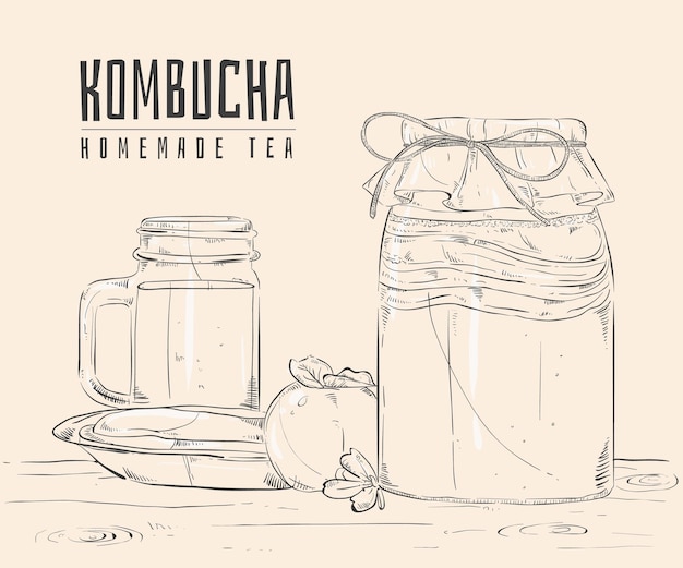 Kombucha-thee