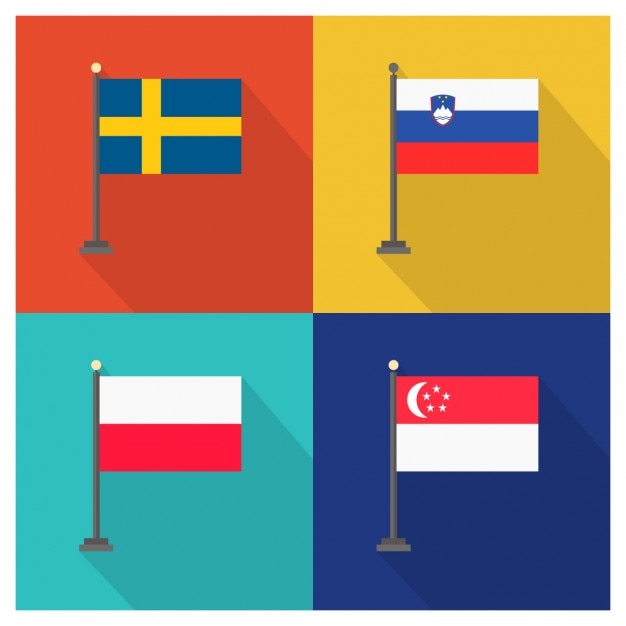 Gratis vector koolraap slovenië polen singapore