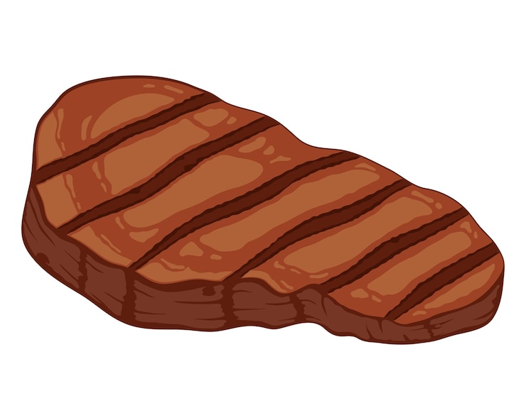 Gratis Vector korte rib slagerijvlees