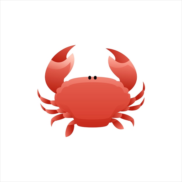 Krab illustratie ontwerp vector