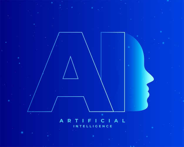 kunstmatige intelligentie sci fi tech concept achtergrondontwerp