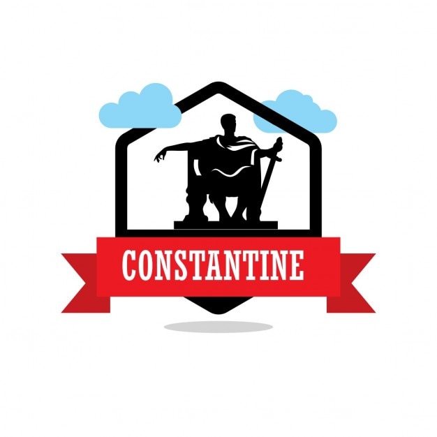 Label constantine ribbon