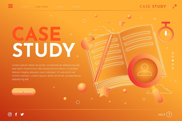 Landingspagina met verloopcasestudy