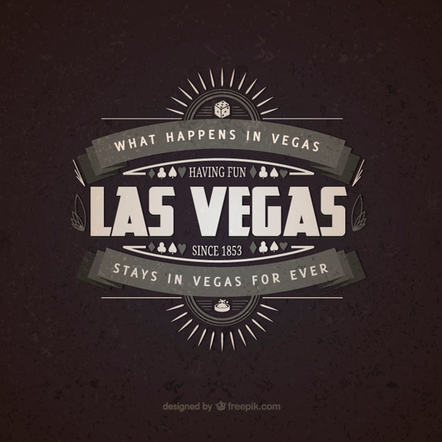 Gratis vector las vegas vintage badge