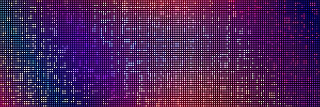Gratis vector led-scherm lichte achtergrondstructuur met pixel