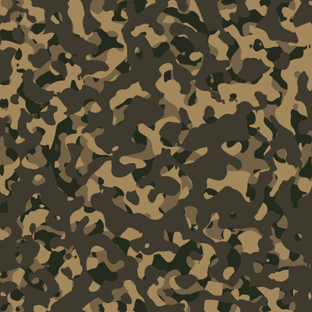 Leger camouflage vector naadloze patroon Textuur militaire camouflage herhaalt naadloze leger Ontwerp Vector background