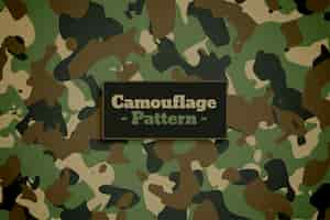 Gratis vector leger en militaire het patroonachtergrond van de camouflagetextuur