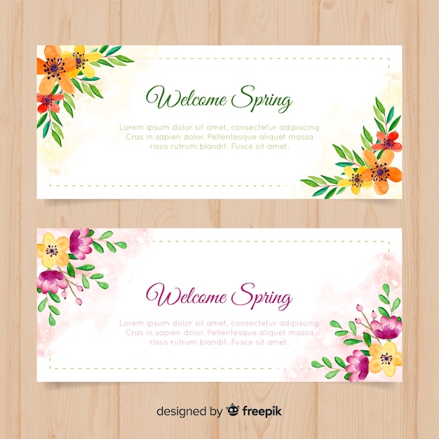 Lente banners