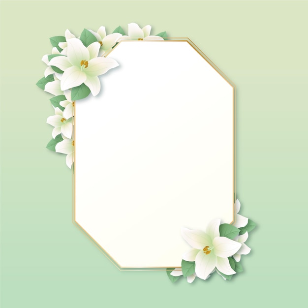 Lente bloemen frame