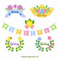 Gratis vector lente lint collectie