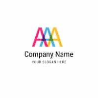 Gratis vector letter a logo design icoon