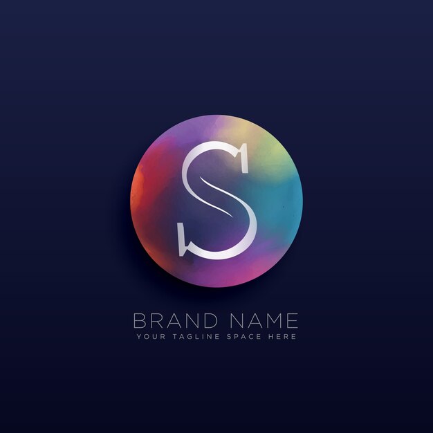 Letter S abstract logo concept template