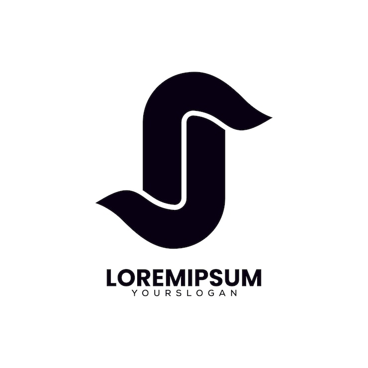 Gratis Vector letter s logo-ontwerp