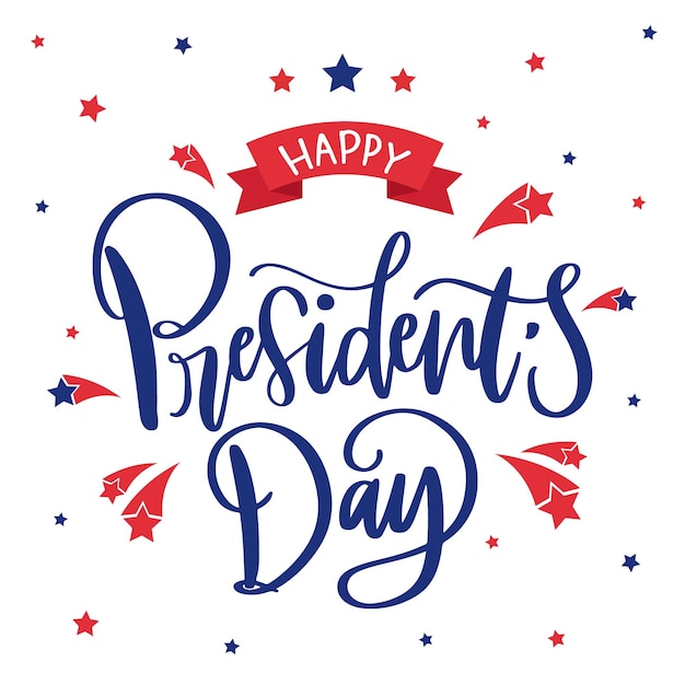 Lettering president's day