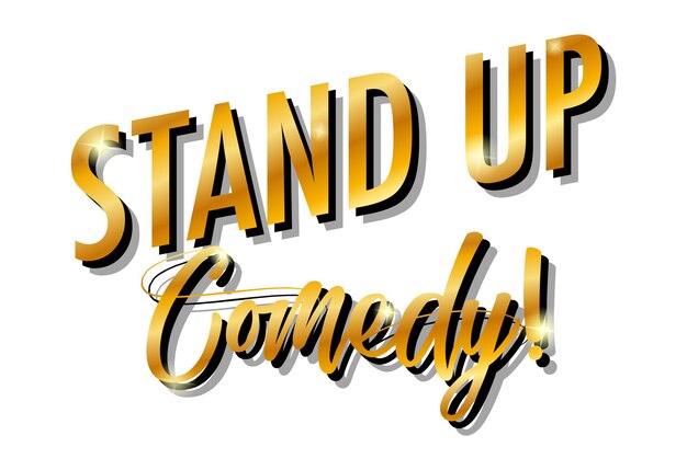 Lettertypeontwerp voor Stand Up Comedy