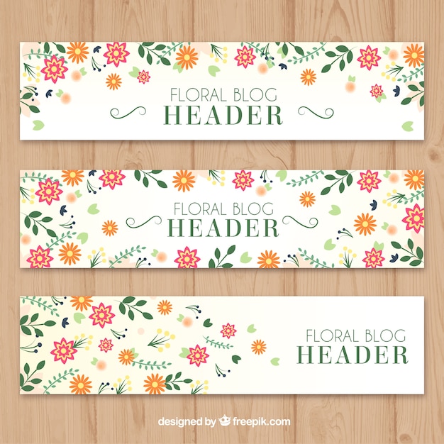 Leuke bloemen headers