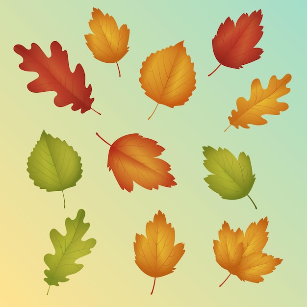 Gratis vector leuke boom happy autumn