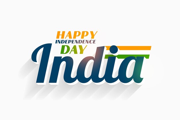 Leuke gelukkige onafhankelijkheidsdag van de achtergrond van India