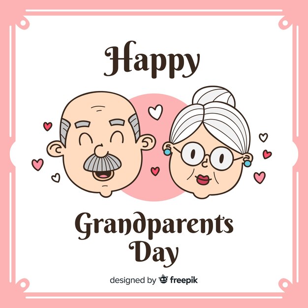 Leuke grootouders &#39;dag achtergrond