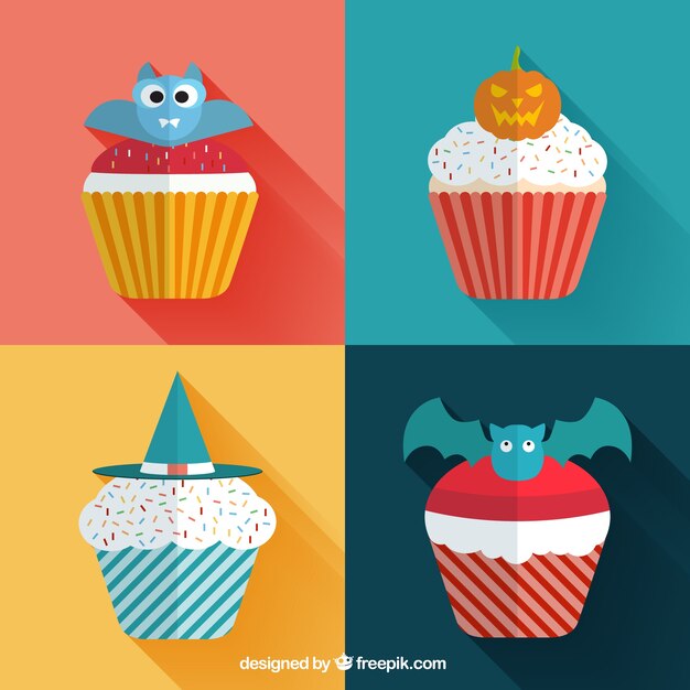 Leuke halloween cupcakes