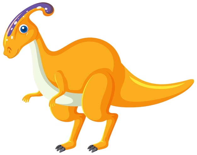 Leuke Parasaurolophus Dinosaur Cartoon