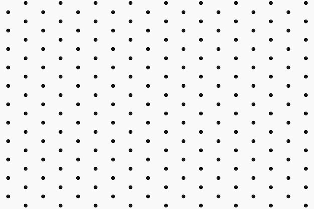 Leuke patroonachtergrond, polka dot in zwart-wit vector