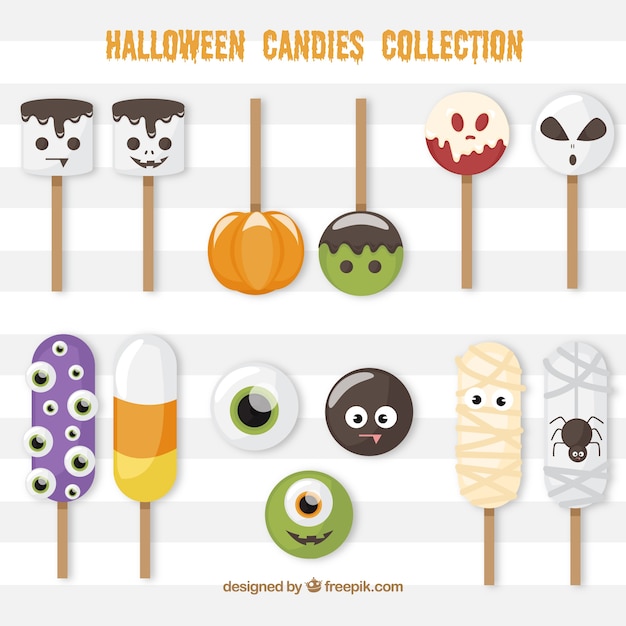 Leuke set halloween lollipops