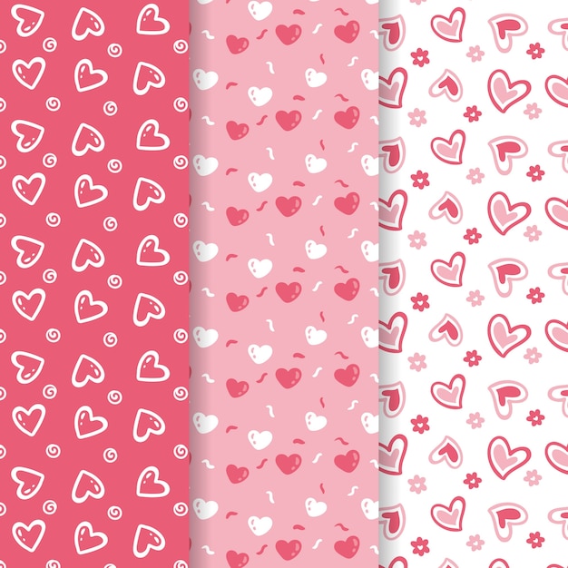 Leuke Valentijnsdag patroon collectie