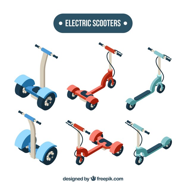 Leuke verscheidenheid aan elektronische scooters