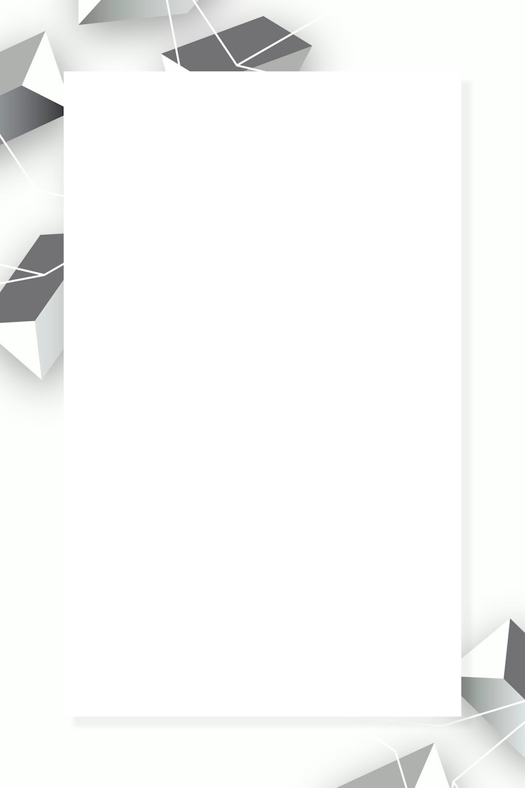 Gratis Vector lichtgrijze geometrische vorm versierd frame vector