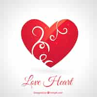 Gratis vector liefde hart