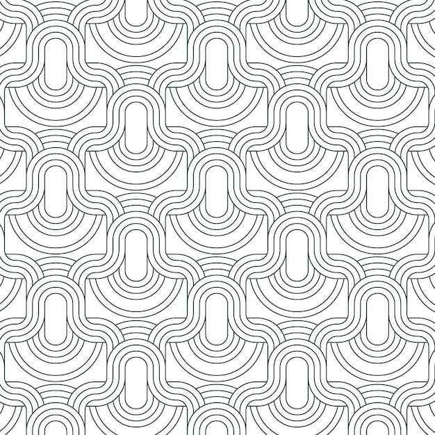 Gratis vector lineair plat abstract lijnenpatroon