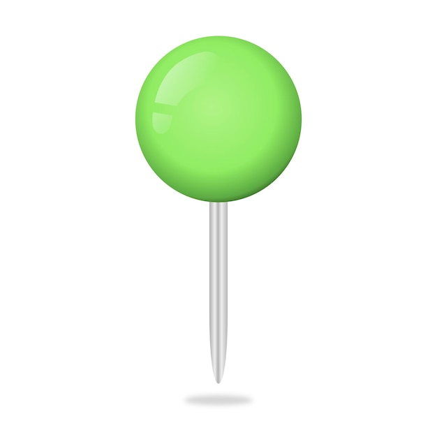 Gratis vector locatie pin pointer groene gradiënt